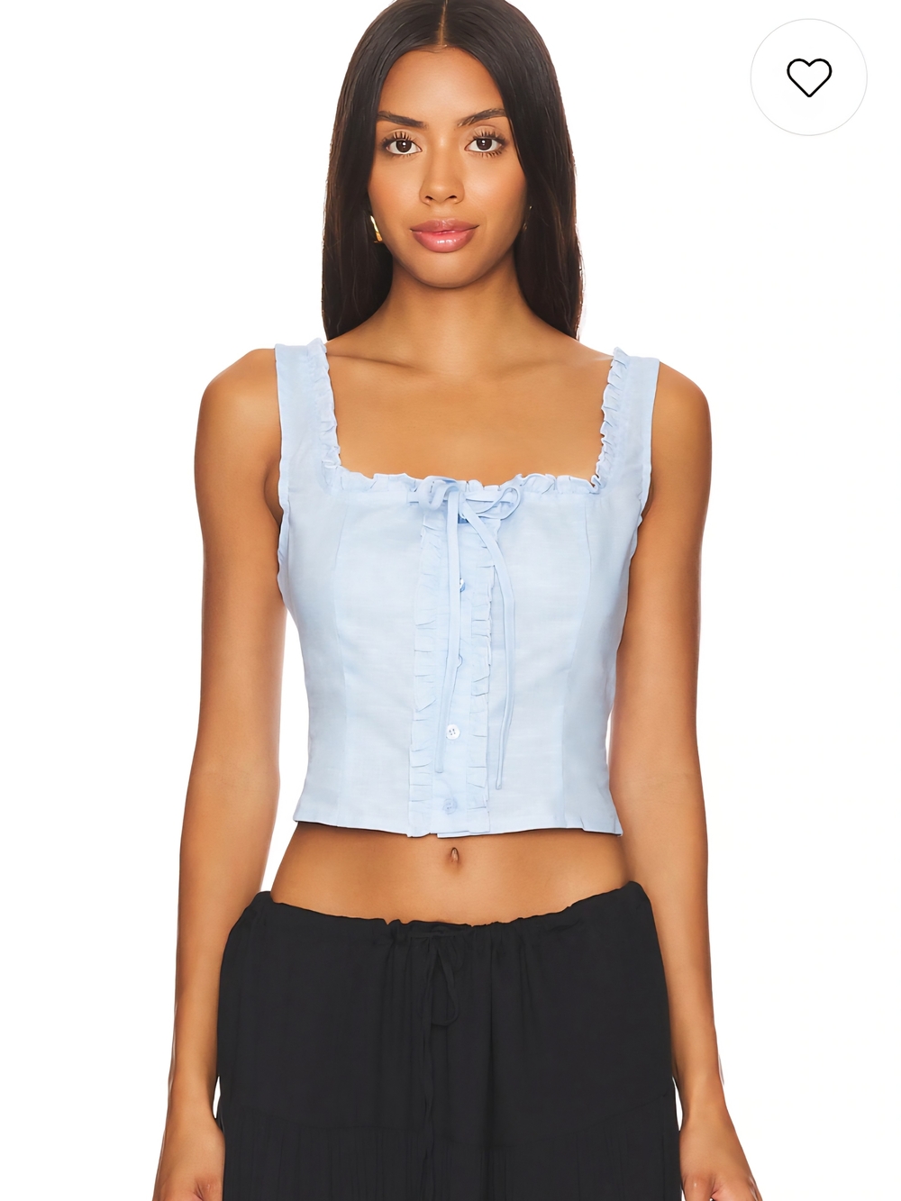Revolve Cottage Top In Blue- SNDYS